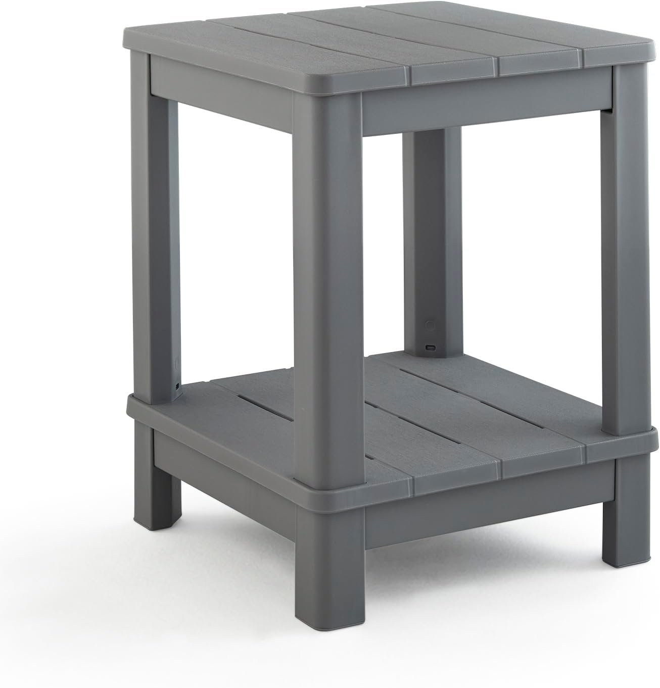 Keter Deluxe Adirondack Side Table – Gray