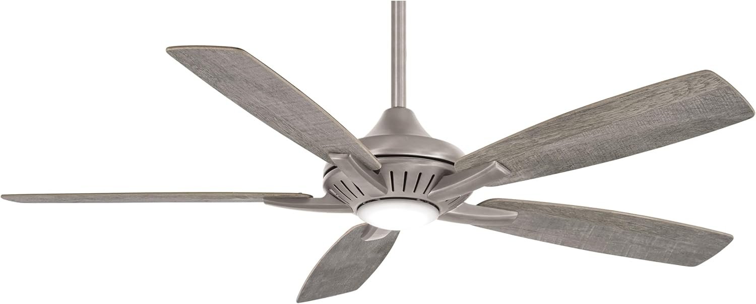 Minka-Aire F1000-BNK Dyno 52 Inch Indoor Ceiling Fan with Integrated LED 16W Dimmable Light in Burnished Nickel Finish