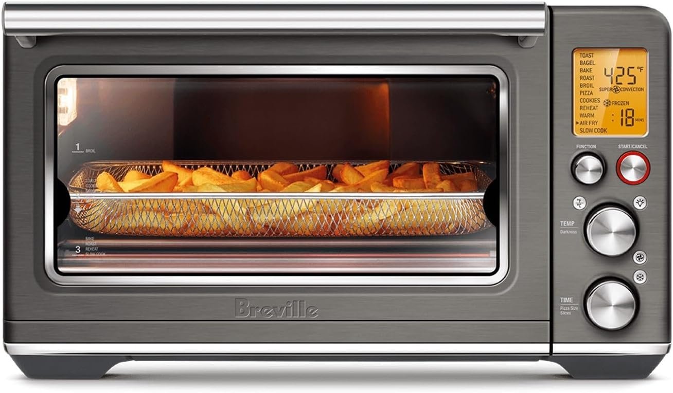 Breville BOV860BST Smart Oven Air Fryer and Convection Oven, Black Stainless Steel
