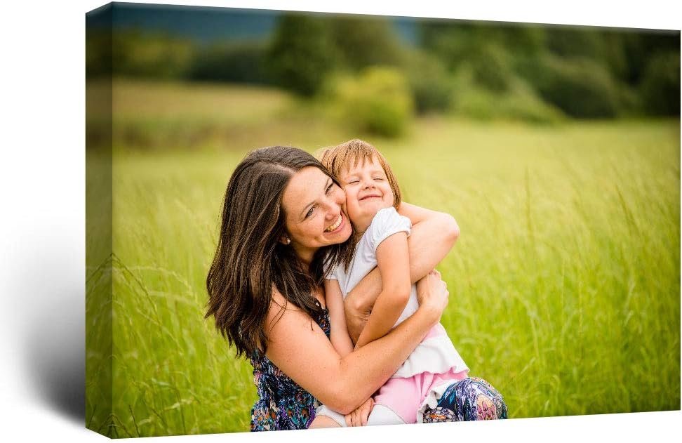 wall26 Custom Canvas Wall Art, Personalized Photo to Canvas – 24″x36″