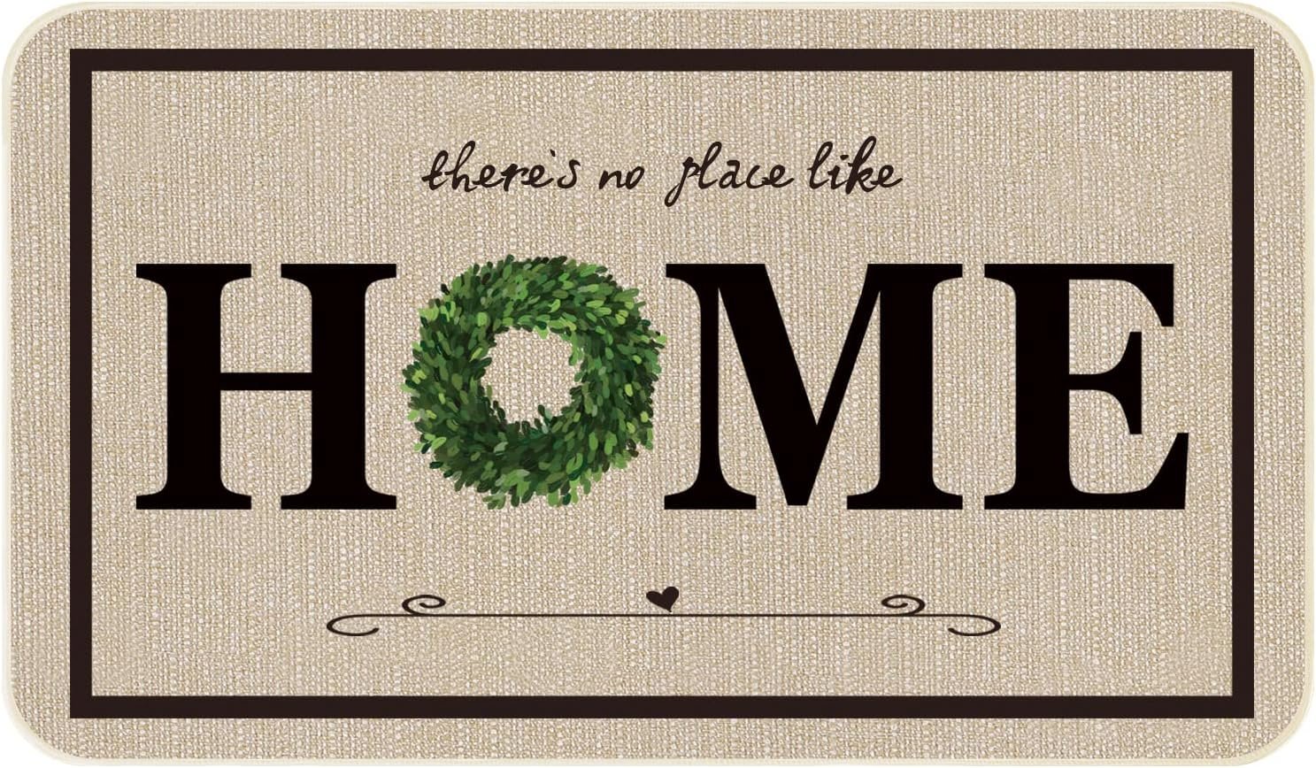 ONWAY Indoor Front Door Mat 18×29 Inch Welcome Mats Non-Slip Doormat Entry Rugs for Inside House and Home Entrance with Home Quote
