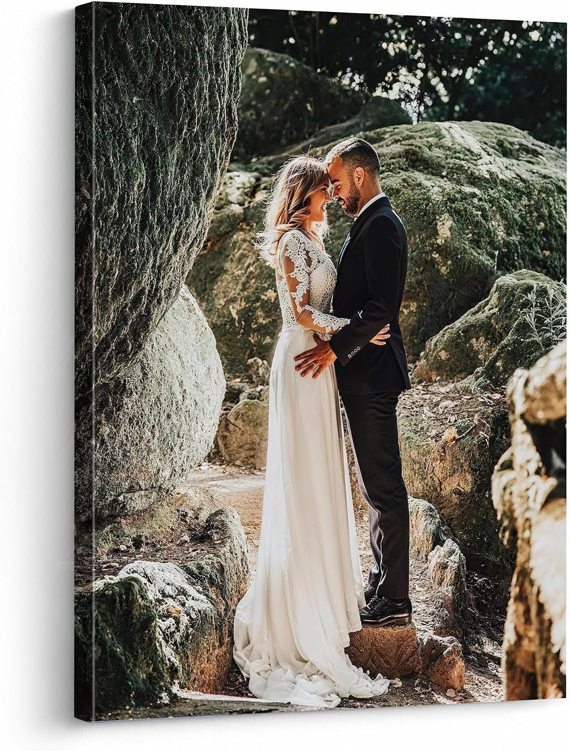 P&L ART. Personalized Custom Canvas Prints: Photo On Canvas Transform Your Photos into Stunning Framed Wall Art Digitally Printed Photo To Canvas Ideal for Home Decor Gifts Keepsakes Framed 18X24