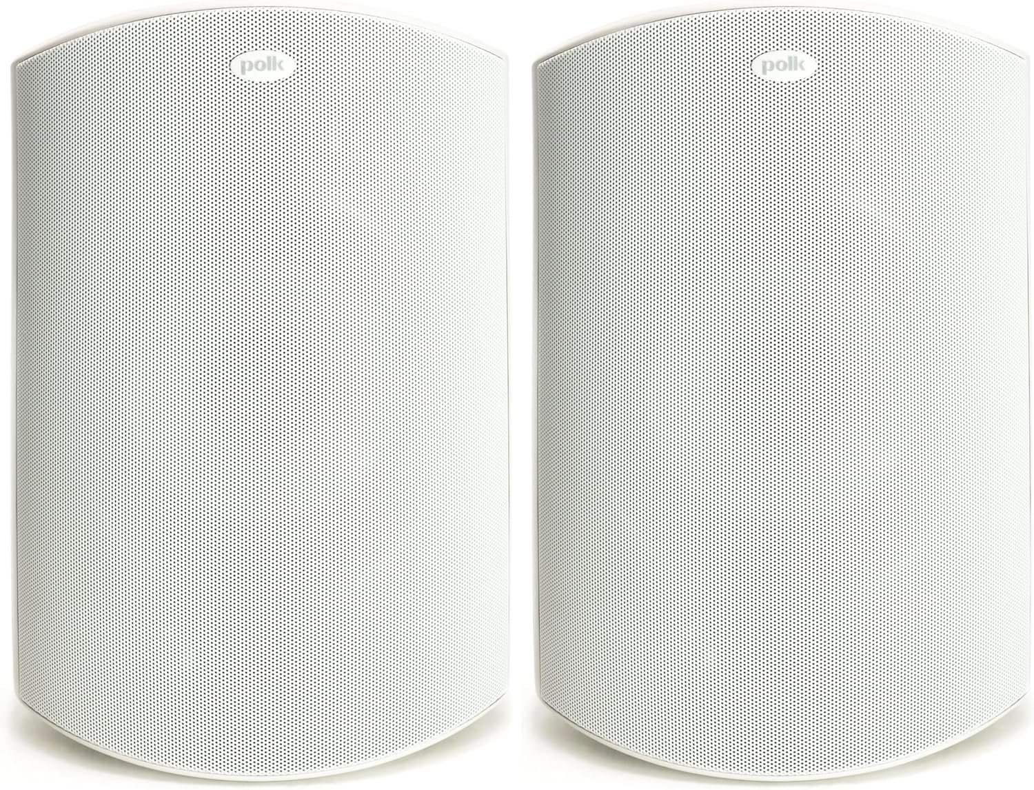 Polk Audio Atrium 8 SDI Flagship Outdoor Speaker (White) – Use as Single Unit or Stereo Pair, Powerful Bass & Broad Sound Coverage, Withstands Extreme Weather & Temperature (Pack of 2)